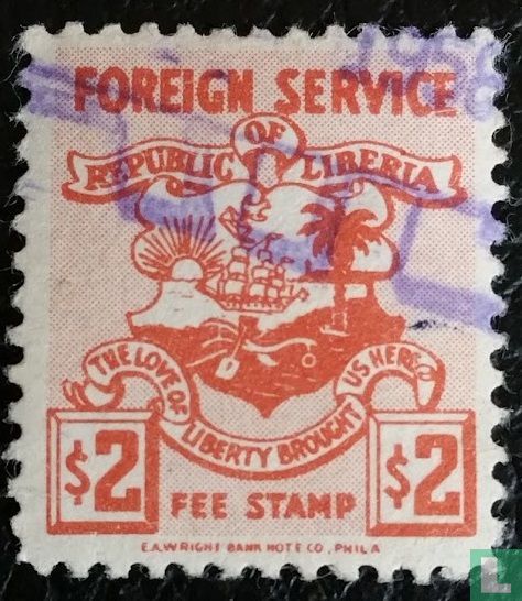 Foreign Service Fee Stamp