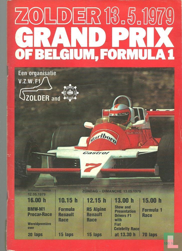 F1 programmaboekje 05-13