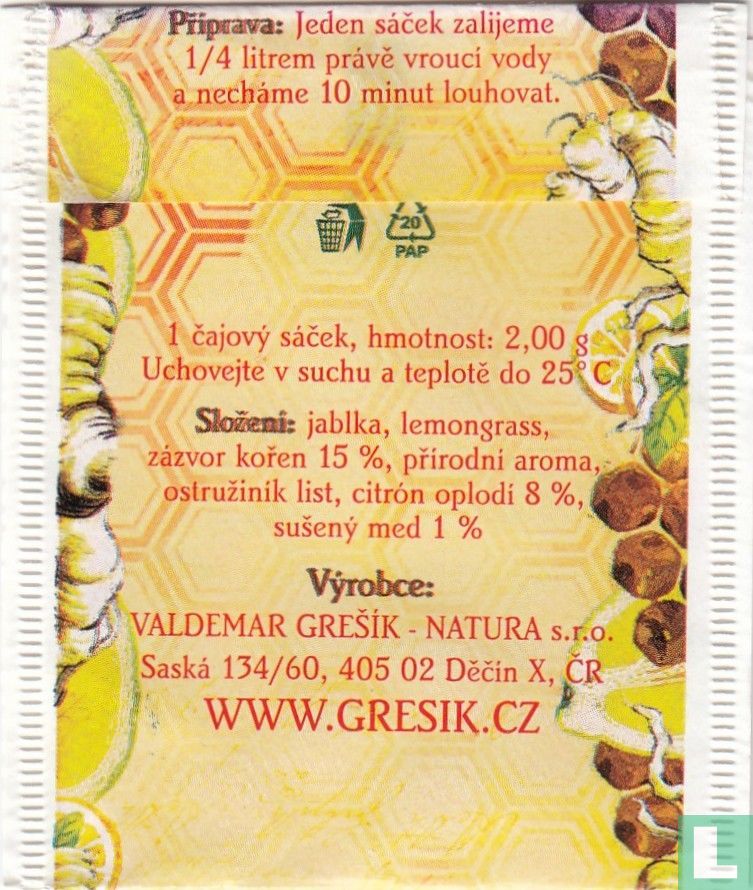 Zazvor & Citrón & Med  