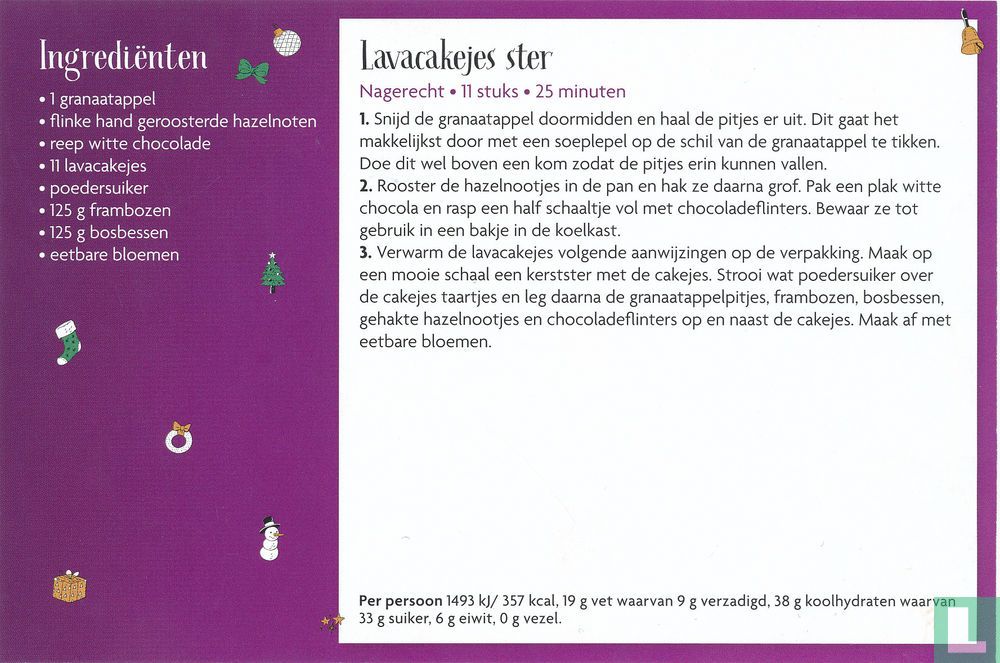 Lavacakejes ster