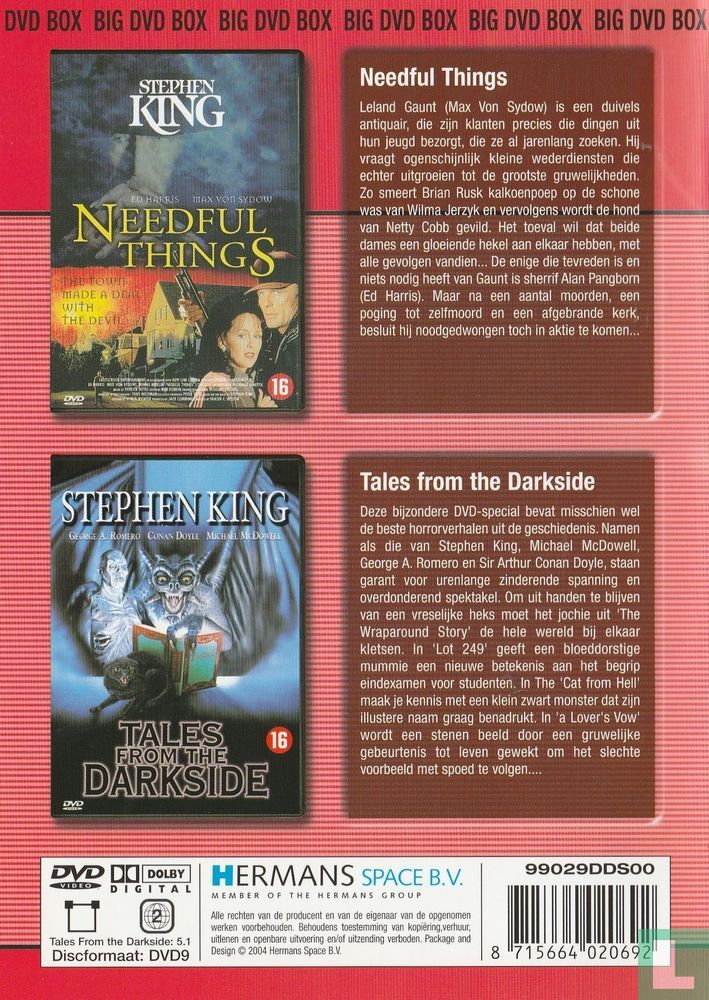 Needful Things + Tales from the Darkside