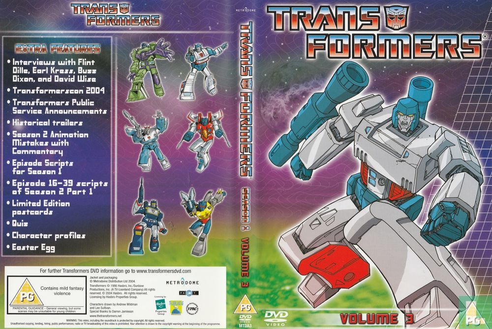 Transformers Volume 1.3 Plus Extra Features