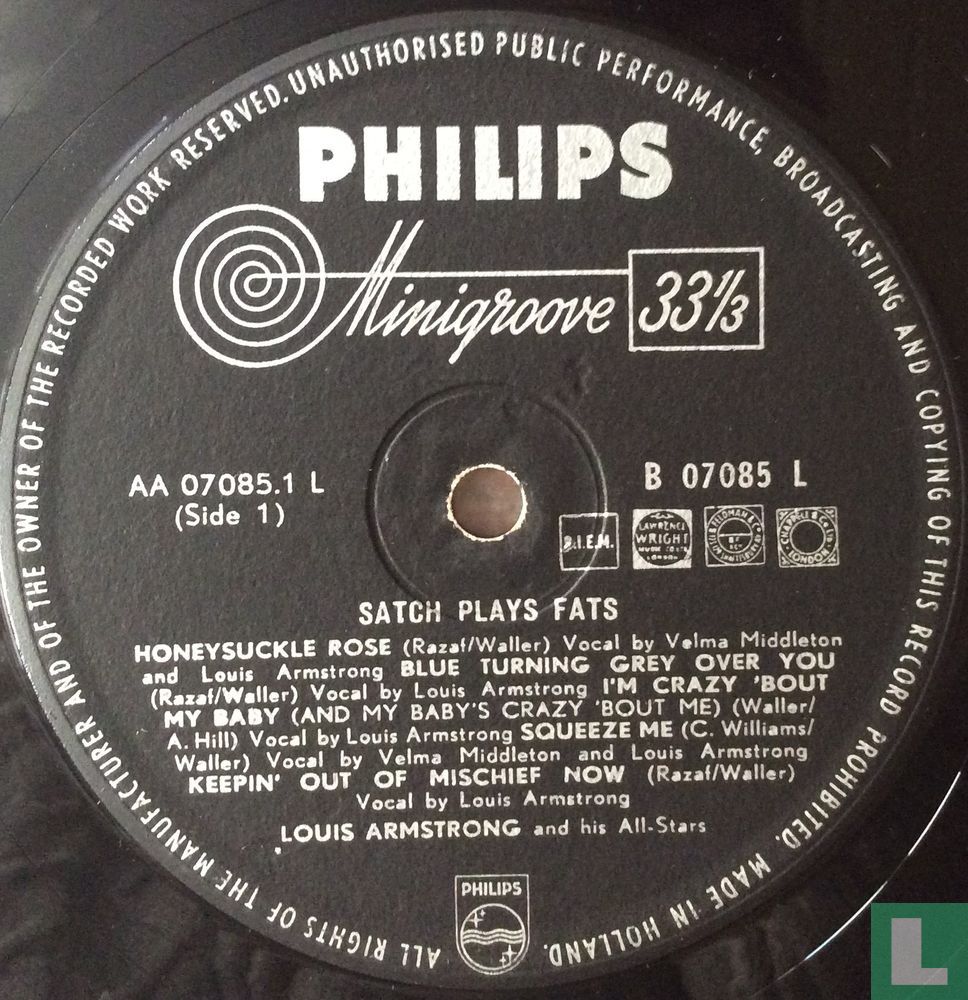 Satch Plays Fats
