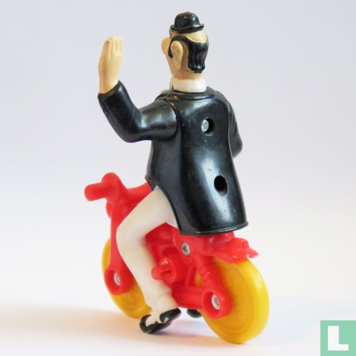 Edgar auf Motorrad