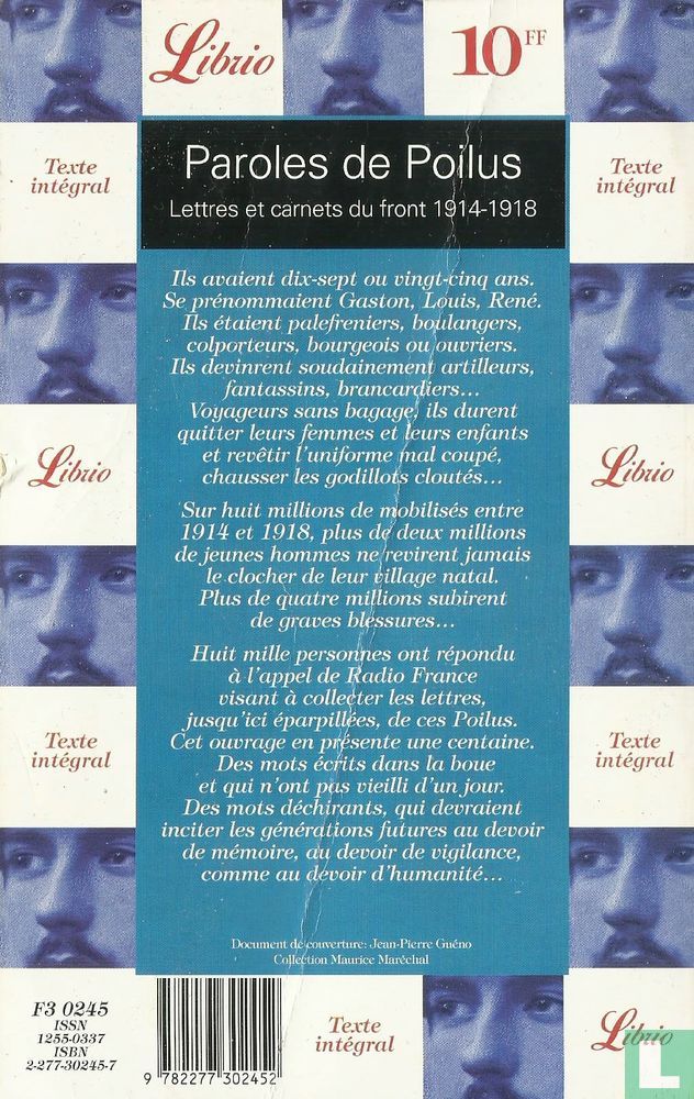 Paroles de Poilus