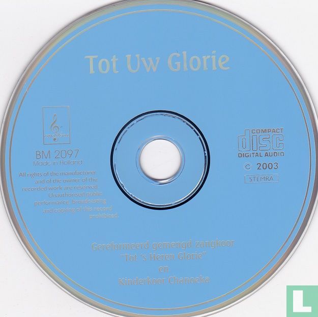 Tot Uw glorie