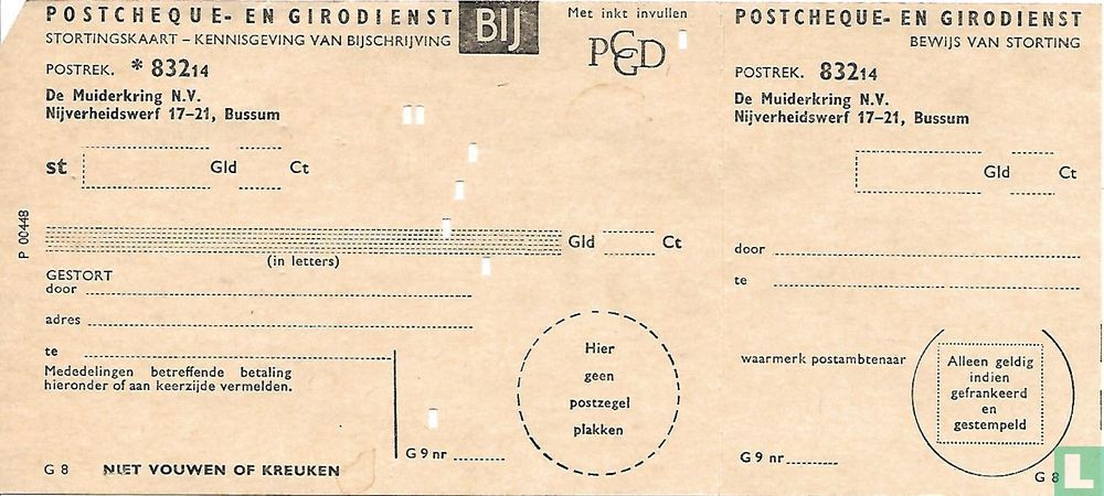 Postcheque en Girodienst