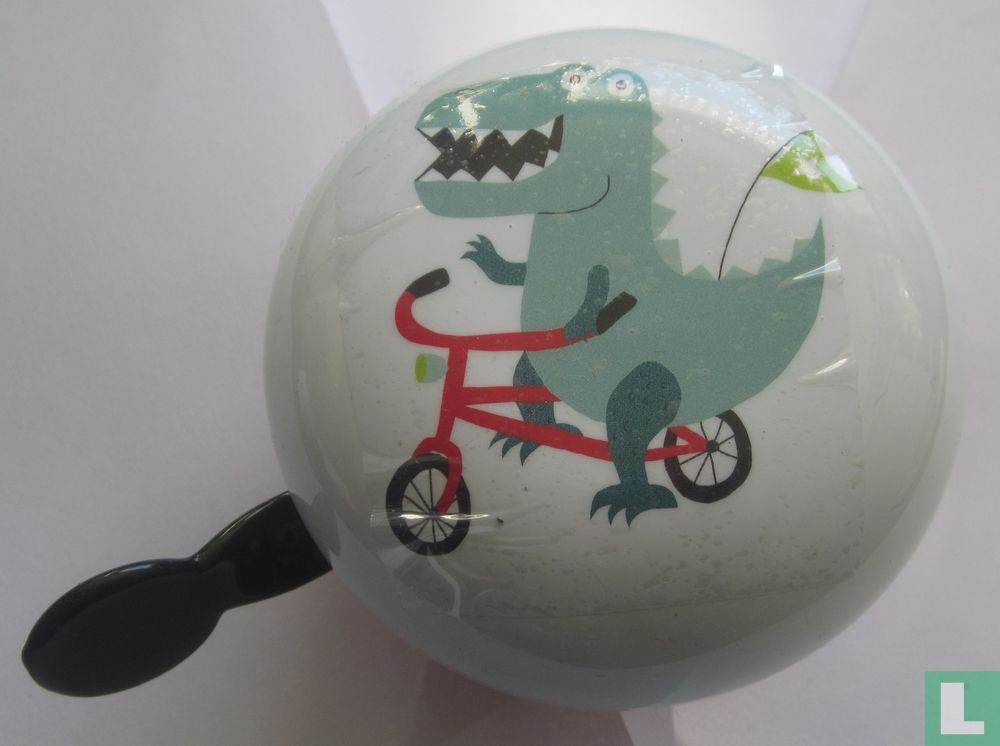 Krokodil op fiets