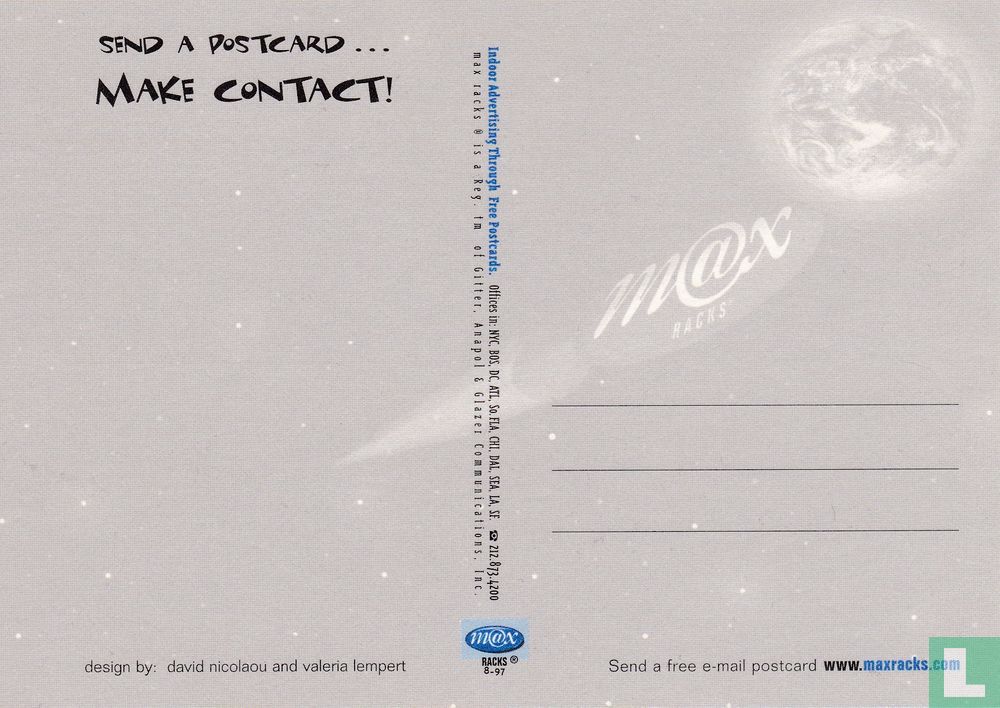 M@x Racks send a postcard.. Make contact!