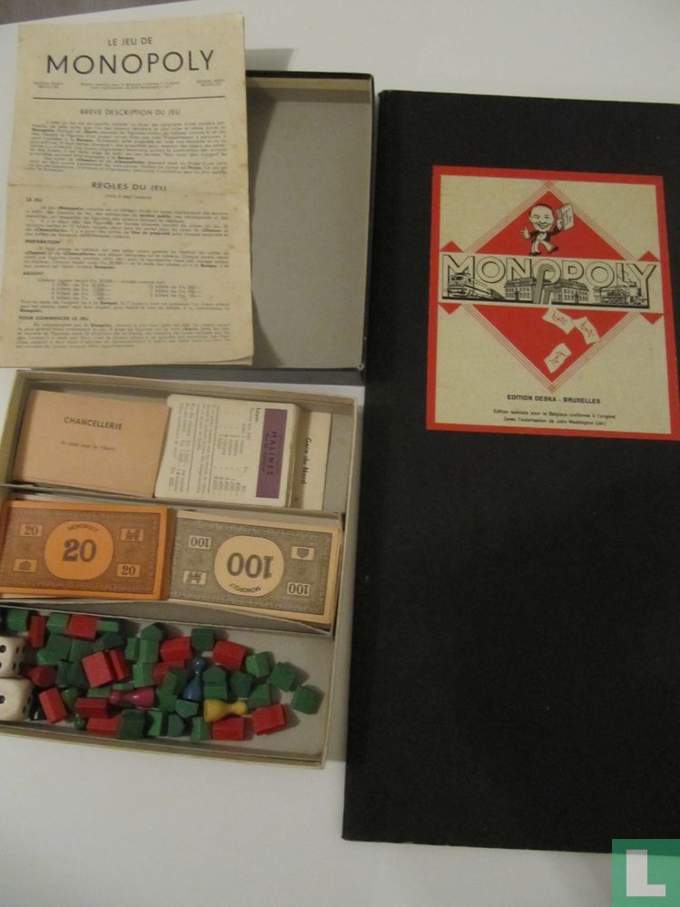② Vintage 1938 Monopoly Desca Bruxells edition — Jeux de société