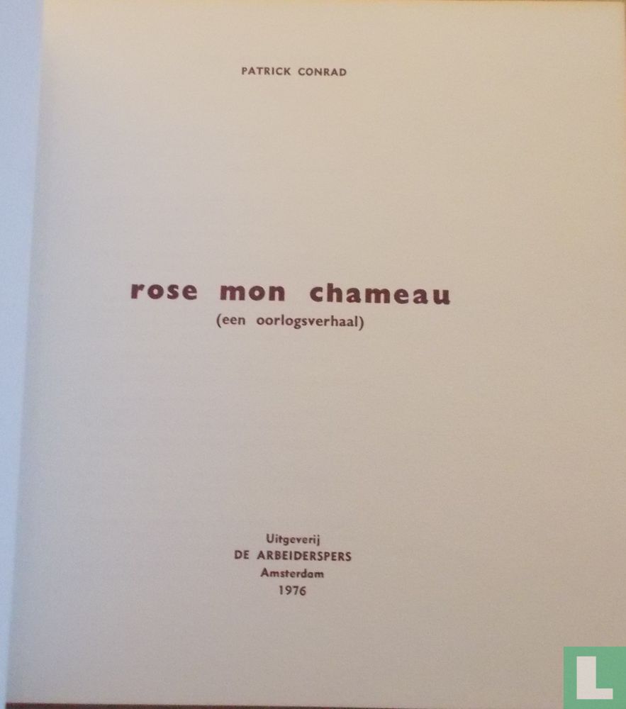 Rose mon chameau