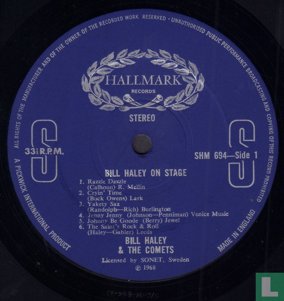 Bill Haley on stage