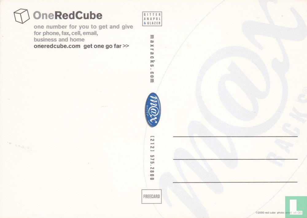 OneRedCube "needone"