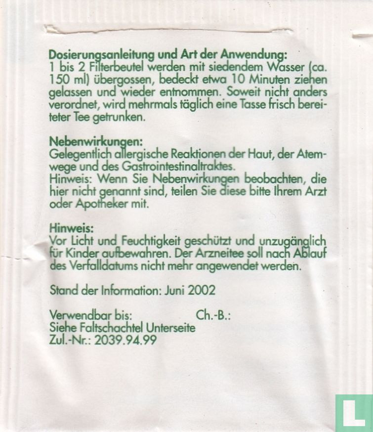 Husten- und Bronchialtee