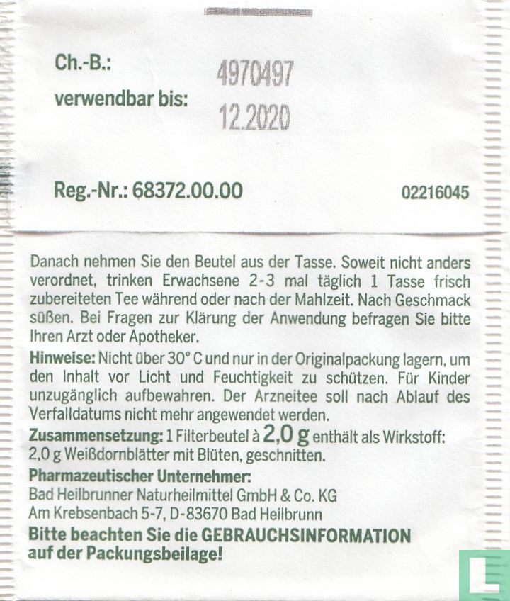 Weißdorn Tee 