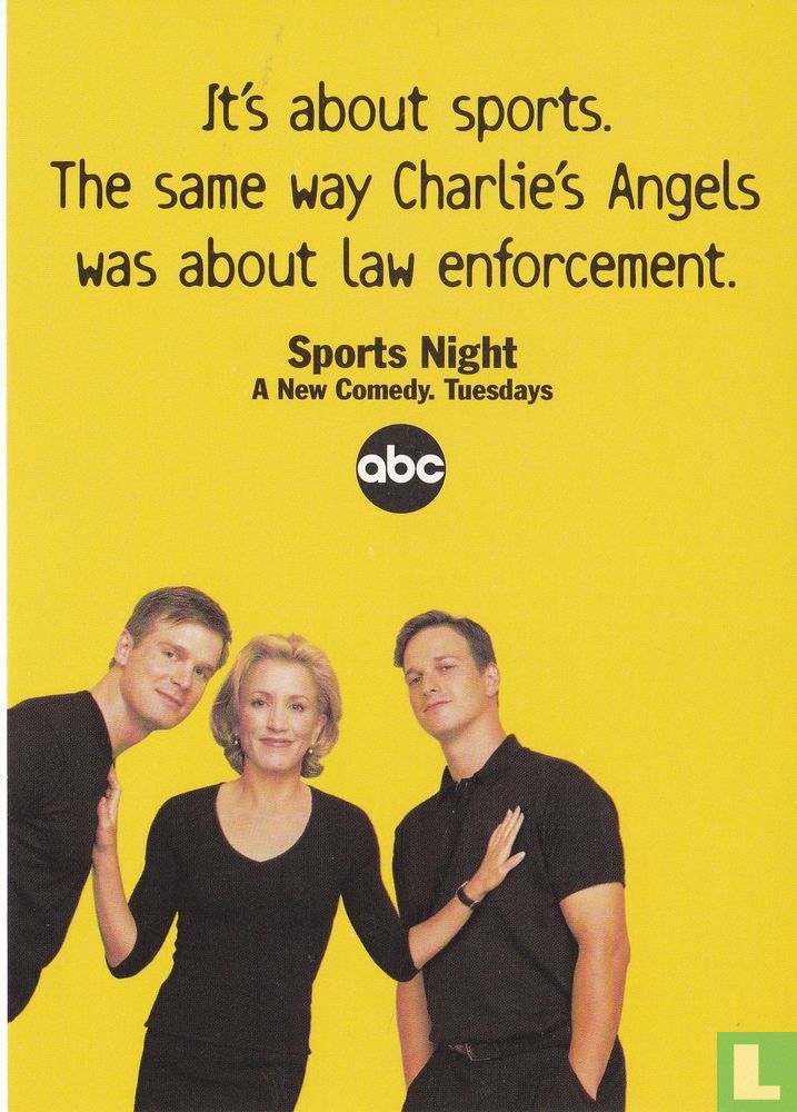 abc Sports Night GoCard (logo) nationwide postcard