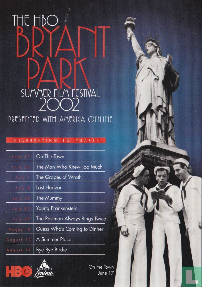 HBO Bryant Park Summer Film Festival 2002 GoCard Tel