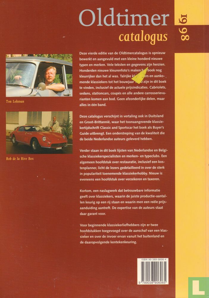 Oldtimer catalogus 1998