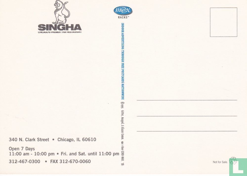 Singha Thai Restaurant, Chicago