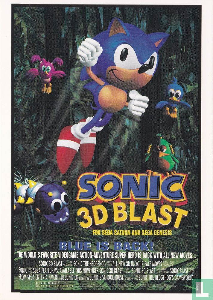 Sonic 3D Blast "Blue is back!"
