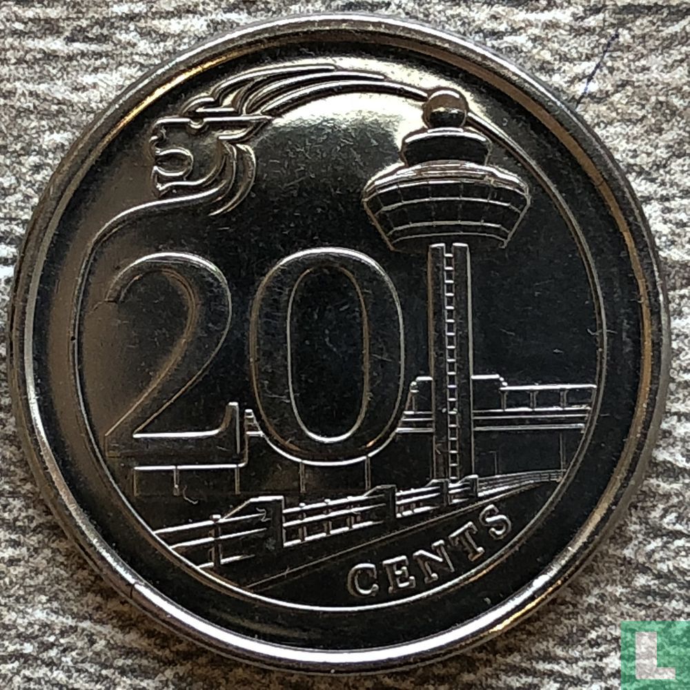Singapur 20 Cent 2017