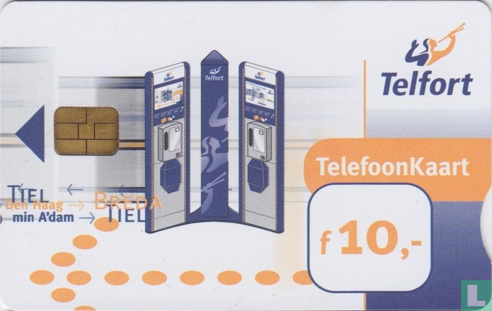 Telfort ƒ10,-