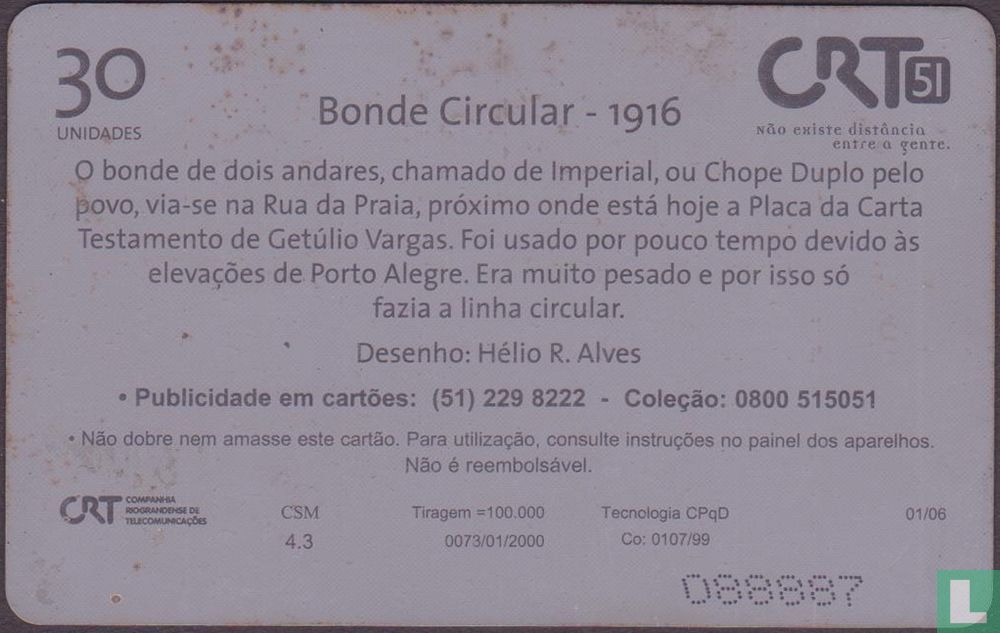 Bonde Circular - 1916