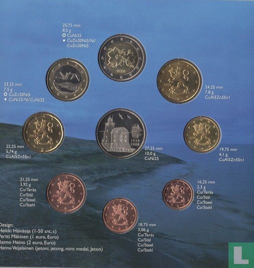 Finlande coffret 2008