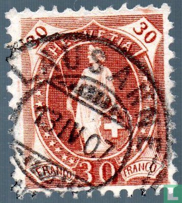 Helvetia standing