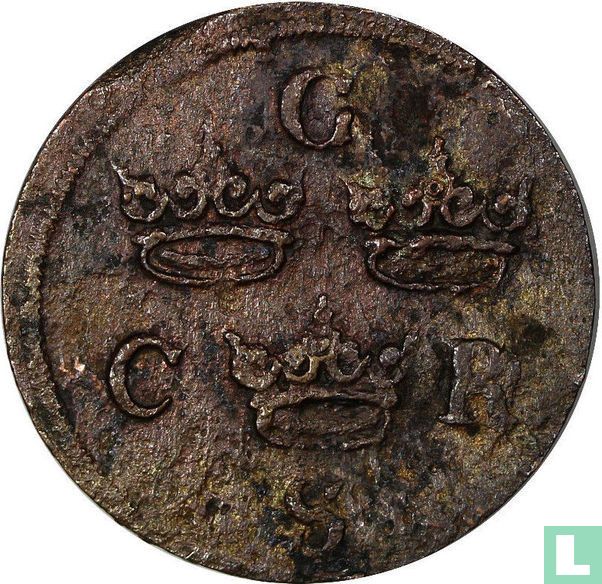Suède ¼ öre 1659