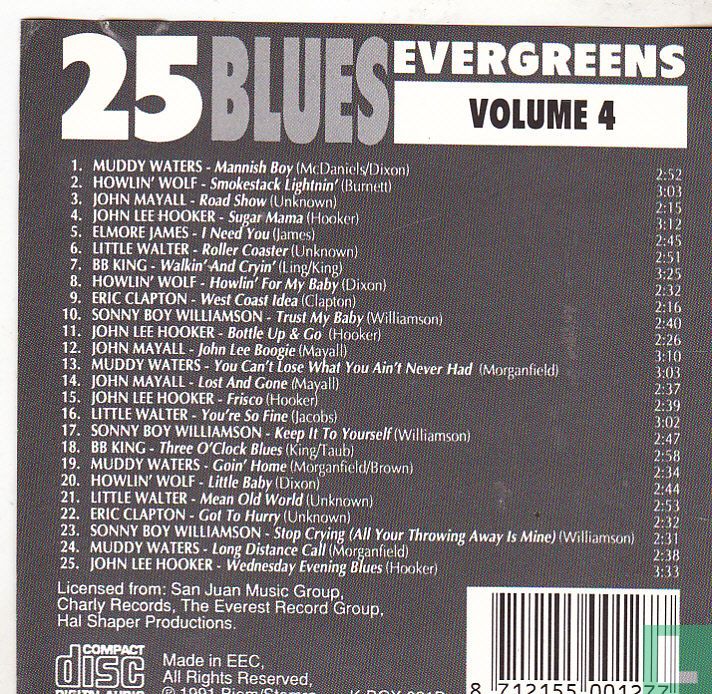 25 Blues Evergreens 4