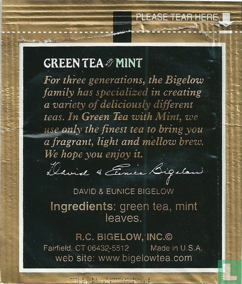Green Tea with Mint