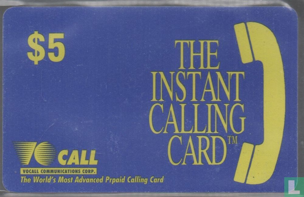 The Instant Calling Card - VOCall Communications Corp. - LastDodo