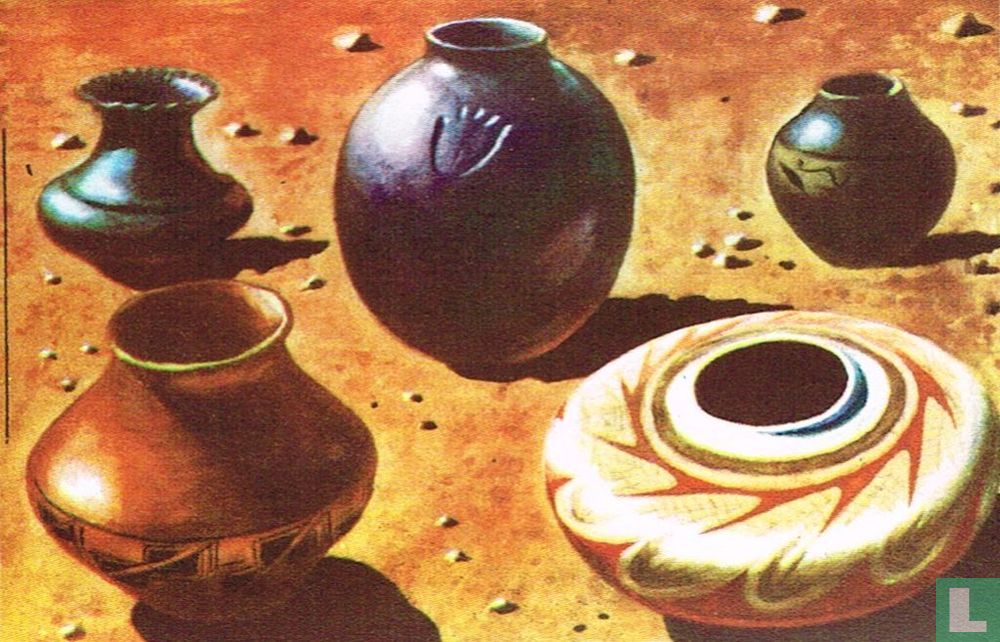 Indiaans pottenwerk.