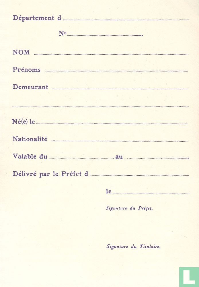 Carte de salope