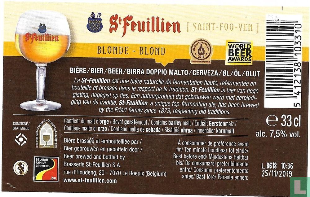 St. Feuillien Blonde-Blond