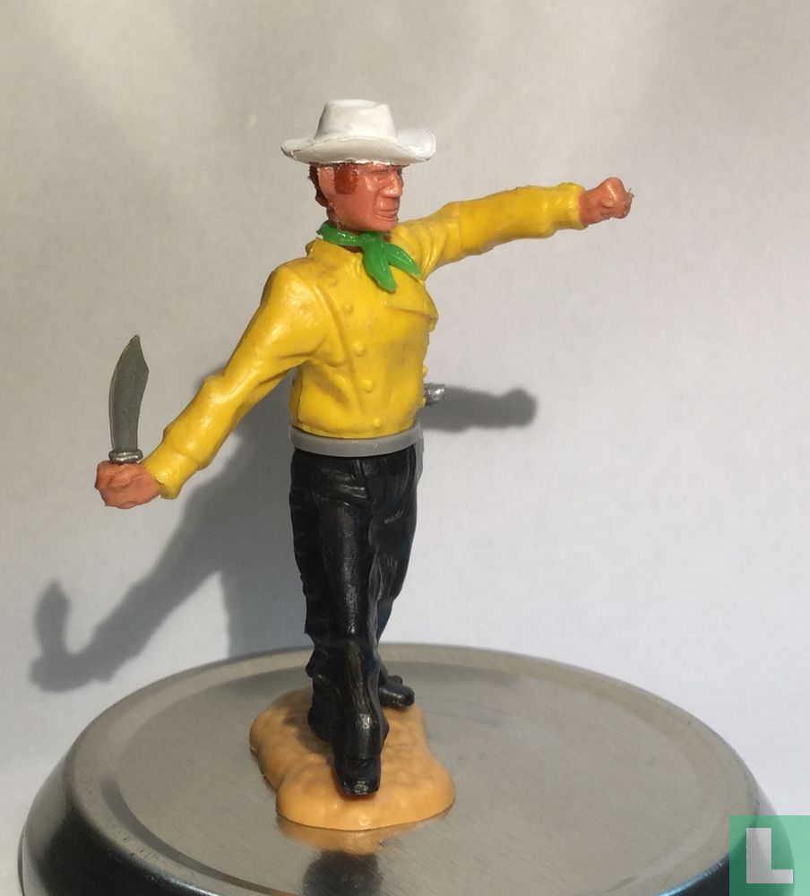 Cowboy with knife