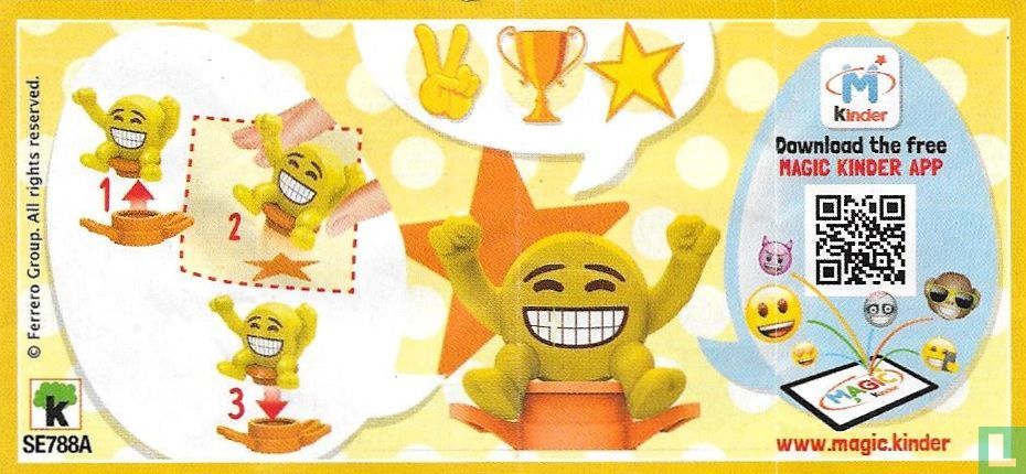 Emoji grinst