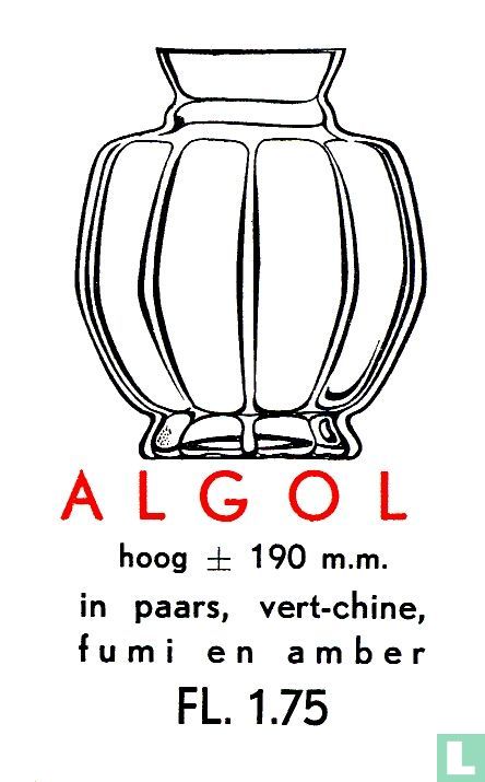 Vase Algol Vert-chine