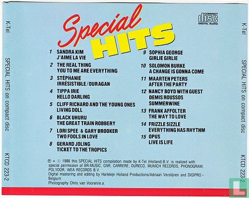 Special Hits On Compact Disc