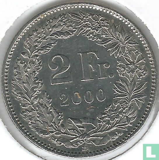 Schweiz 2 Franc 2000