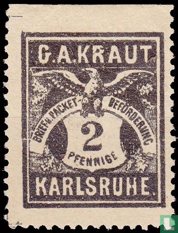 Eagle and number on shield