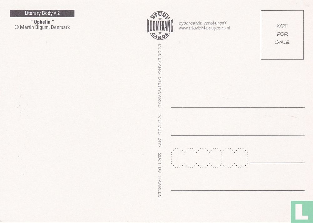 U000138 - Martin Bigum - Literary Body #2 ´Ophelia´