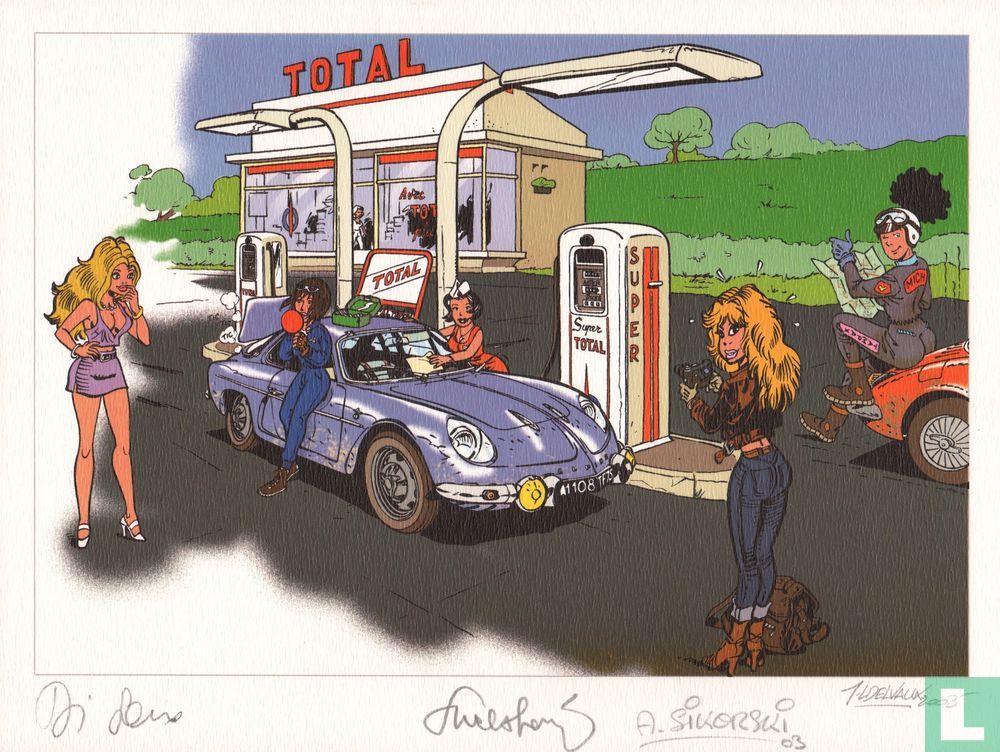 Pin-up & Alpine Renault