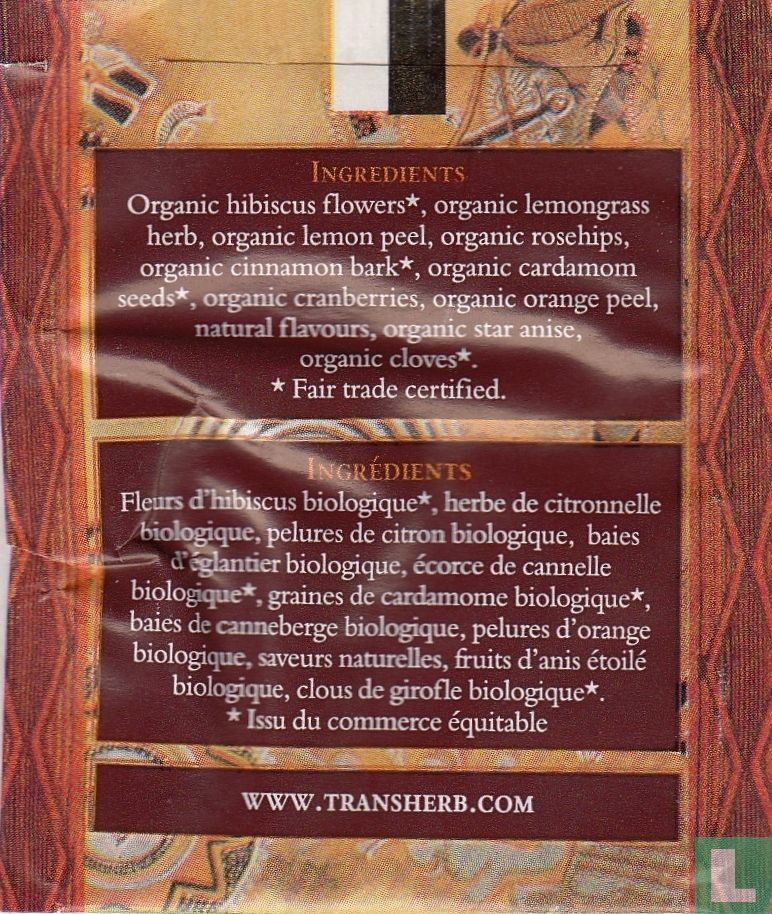 Fair Trade Cranberry Herbal Tea