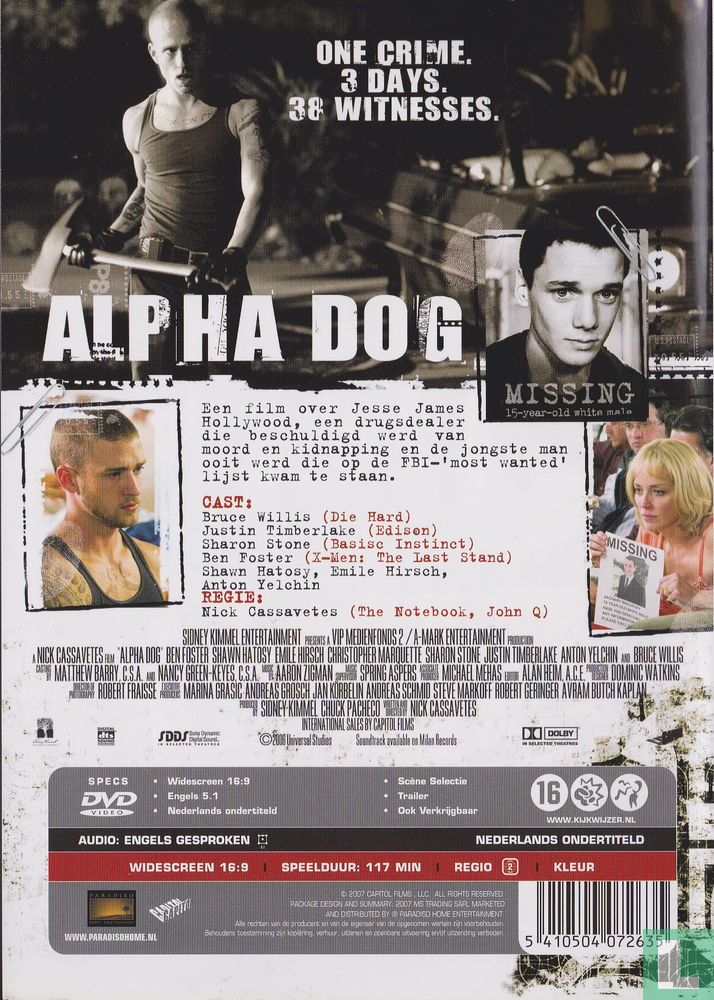 Alpha Dog DVD (2007) - DVD - LastDodo