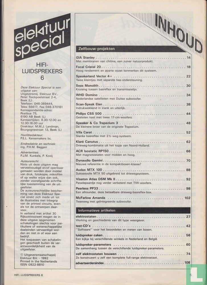 Hifi Luidsprekers 6