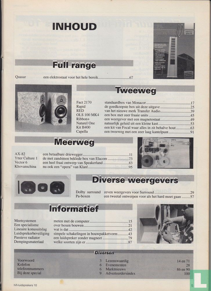 Hifi Luidsprekers 10