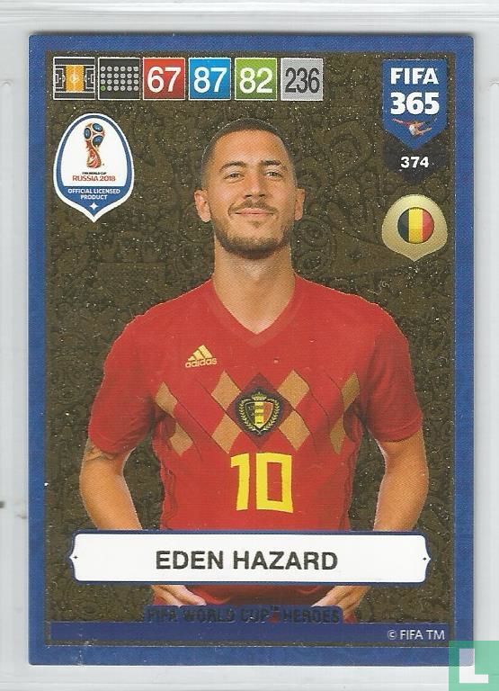 Fifa 365 cards 2019-374-Eden Hazard-FIFA World Cup Heroes