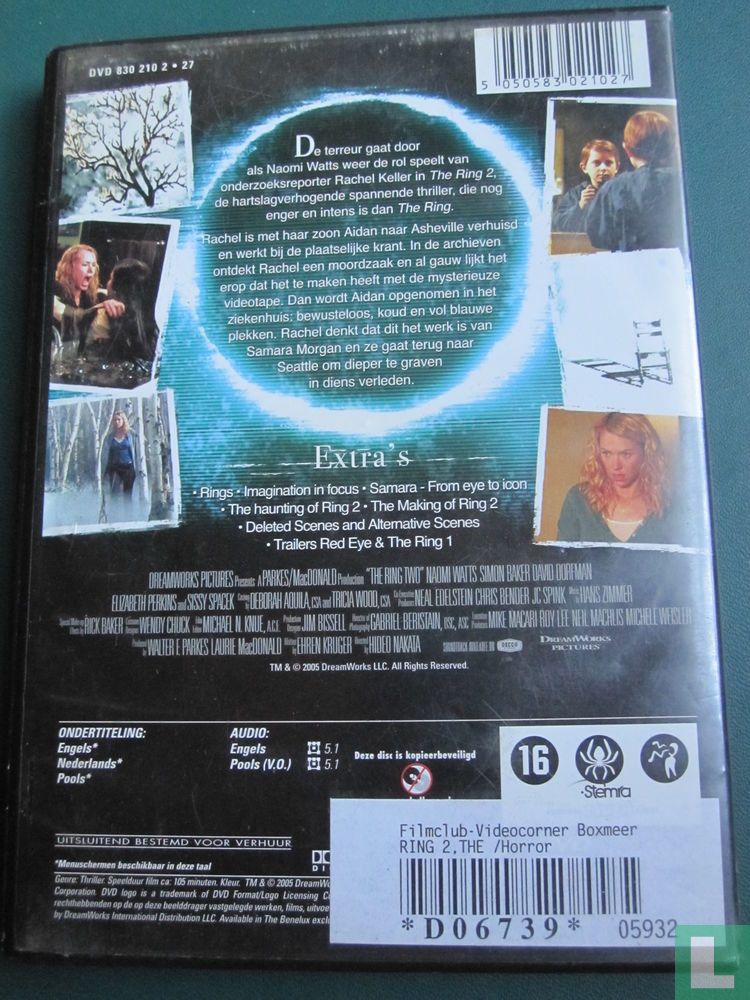 Fácil de leer Entretener Ostentoso The Ring 2 DVD 2 (2006) - DVD - LastDodo